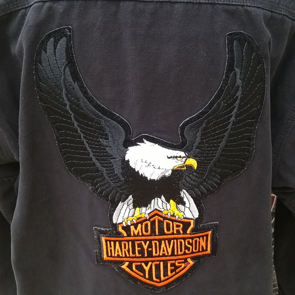 Jesse James Workwear Jacket with Harley Eagle - Picture 2 of 10